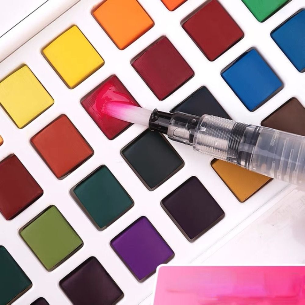 Folding Watercolor Paint Set 1 - đánh giá và giá Watercolor Paint Set Solid Pigment