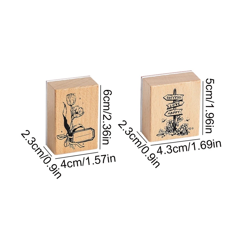 Vintage Wooden Rubber Stamps,  - đánh giá và giá Scrapbooking