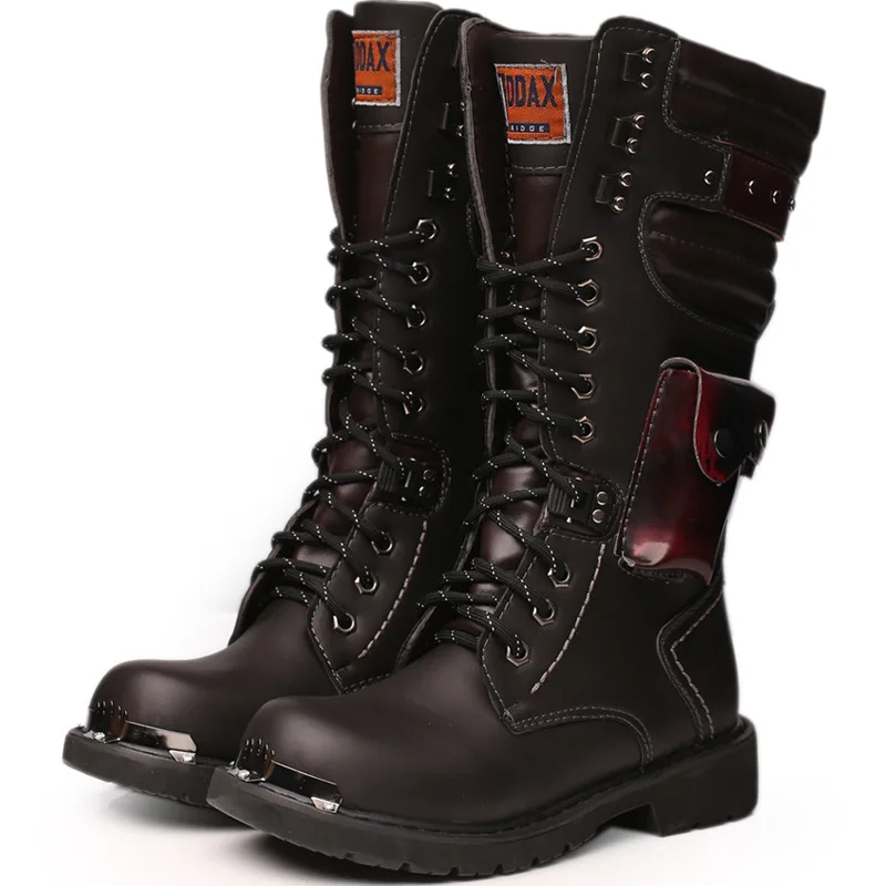 Men Knee High Leather Boots Wi - đánh giá và giá Craft Tools